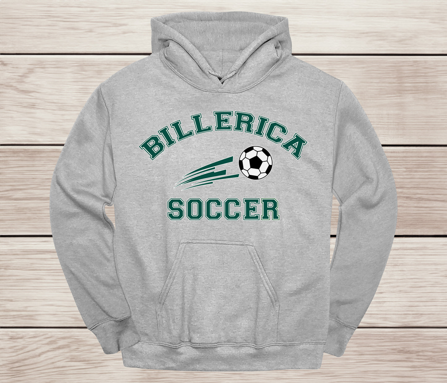 Billerica Soccer Hoodie- Arch Design - Team Spirit Wear