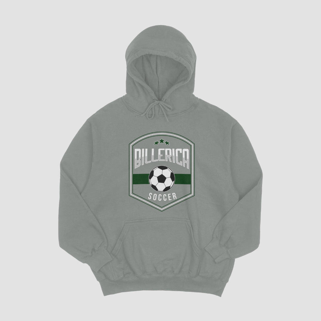 Billerica Soccer Hoodie- Shield Design - Team Spirit Wear