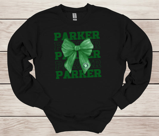 Parker Bow Crew Neck Sweatshirt