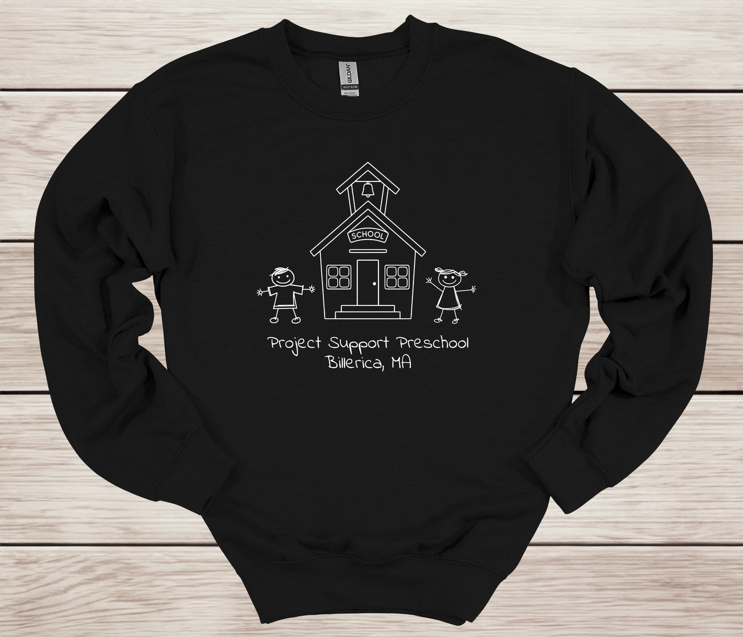 Project Support Logo Crewneck Sweatshirt- Preschool Spirit Wear