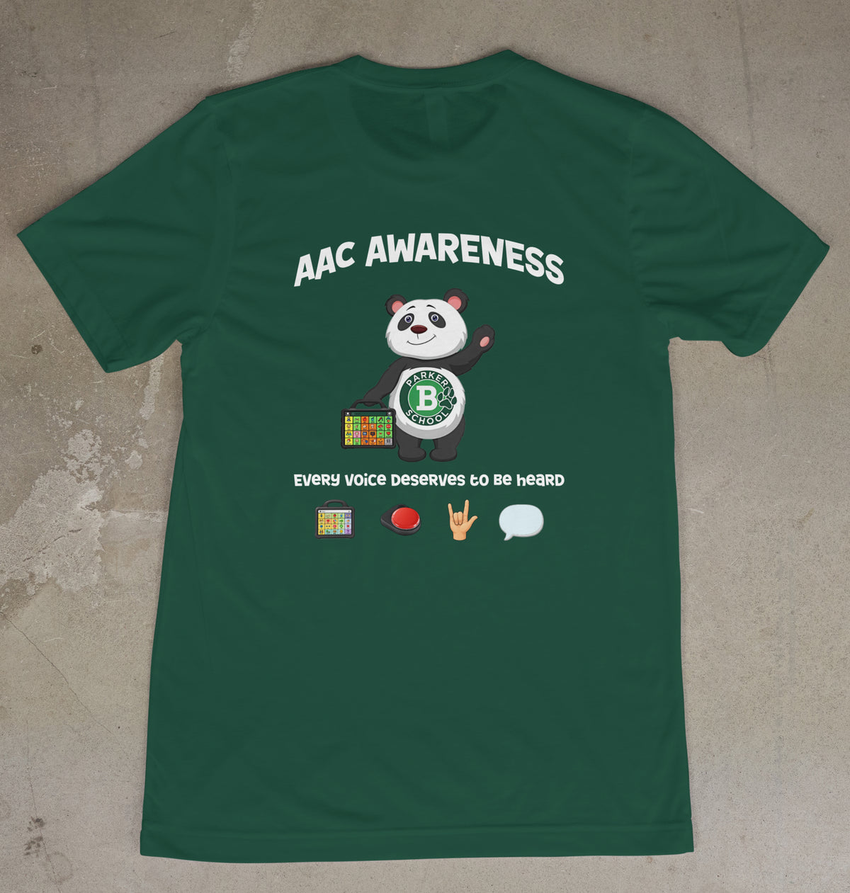 Parker AAC Awareness t-shirt- School Spirit Wear