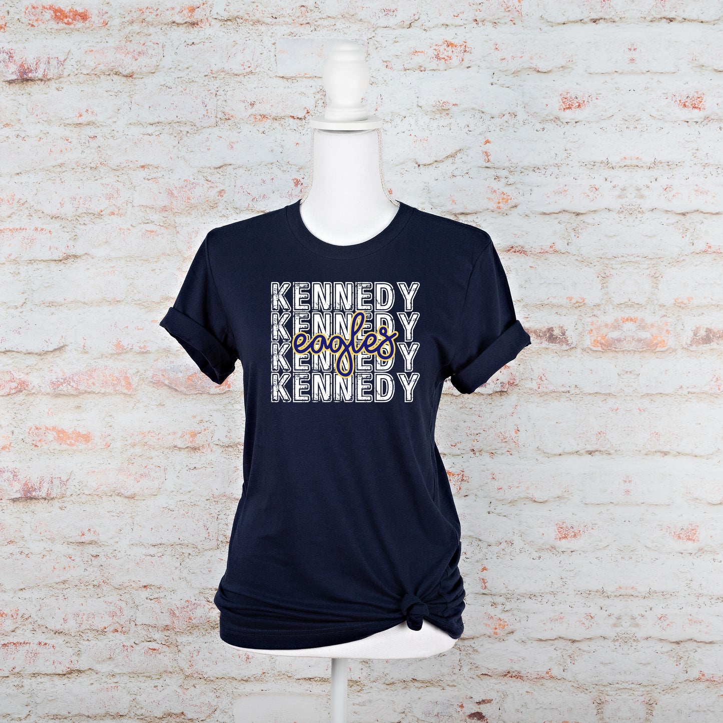 Billerica school spiritwear t-shirt - stacked design