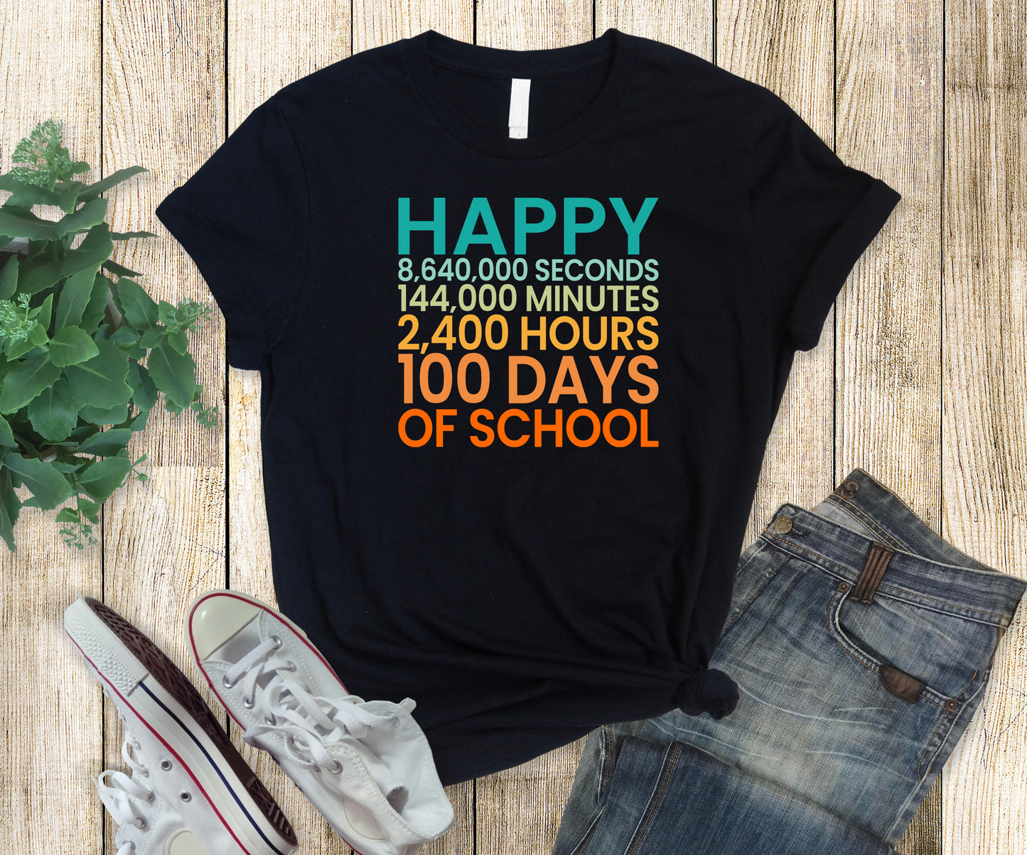 100 Days of School t-shirts- School Spirit Wear