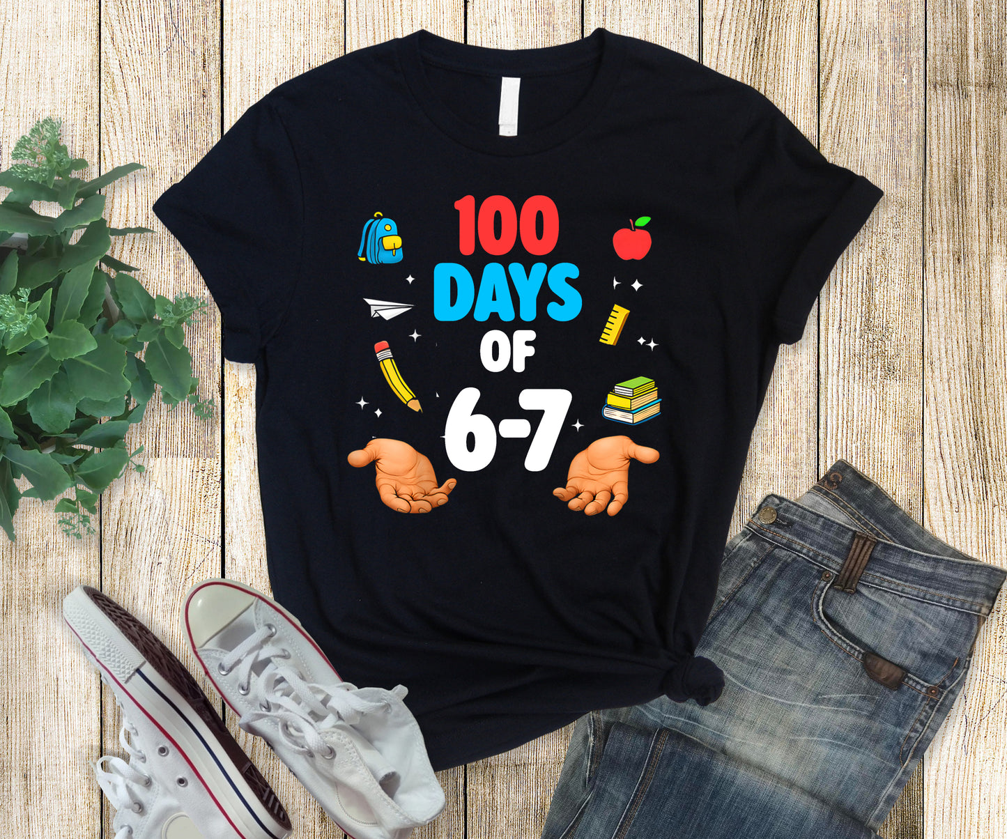 100 Days of School t-shirts- School Spirit Wear