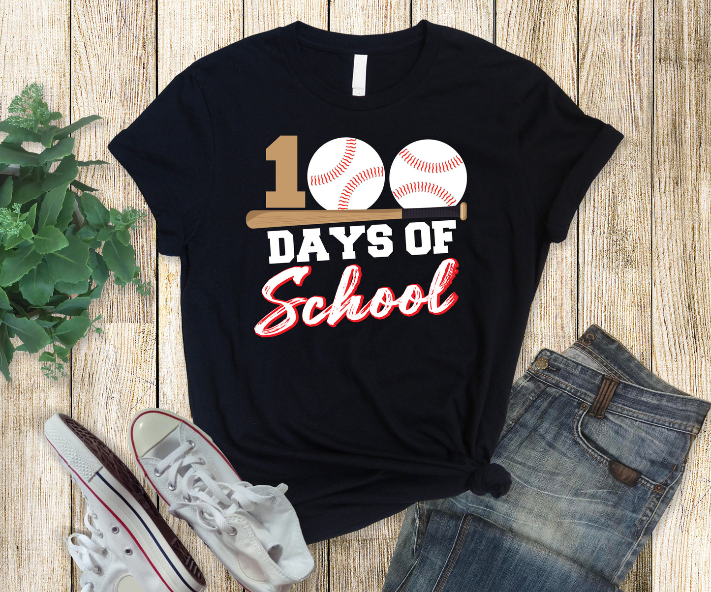 100 Days of School t-shirts- School Spirit Wear