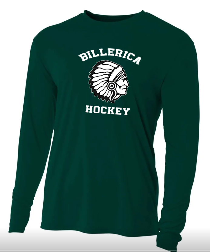 Billerica Hockey cooling activewear shirts