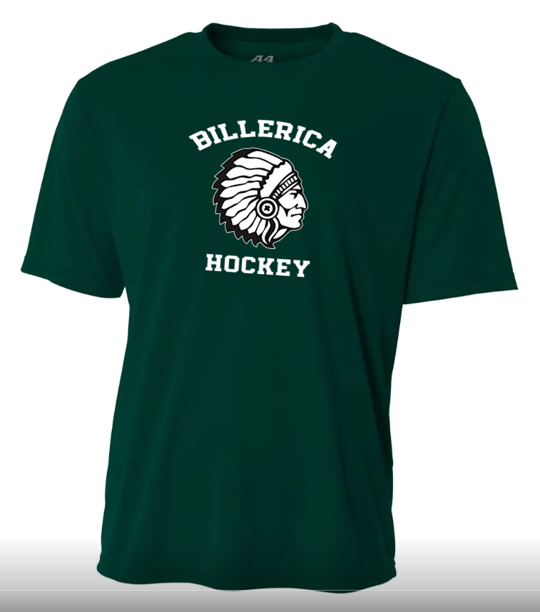 Billerica Hockey cooling activewear shirts