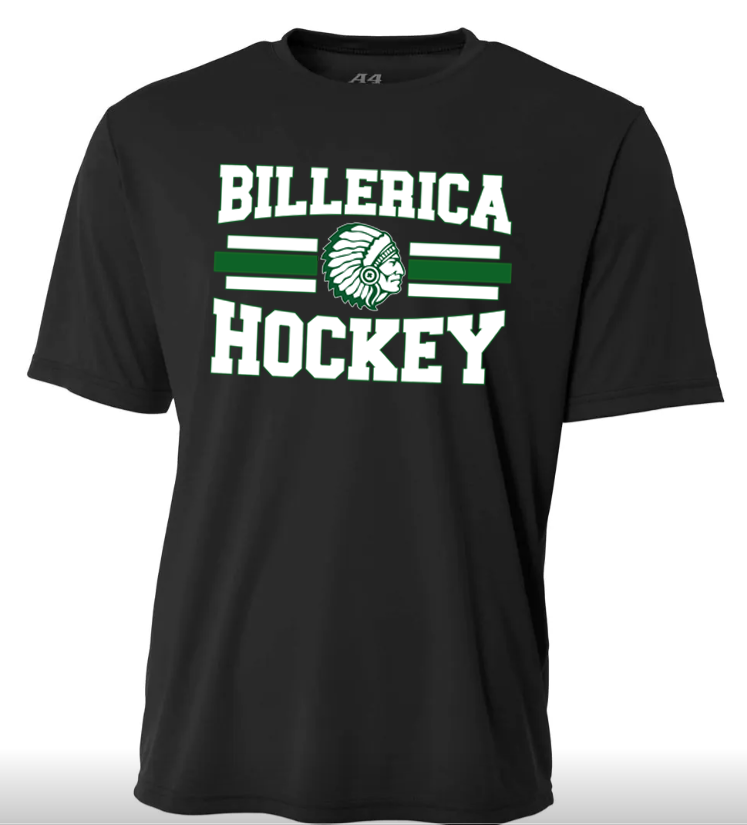 Billerica Hockey cooling activewear shirts