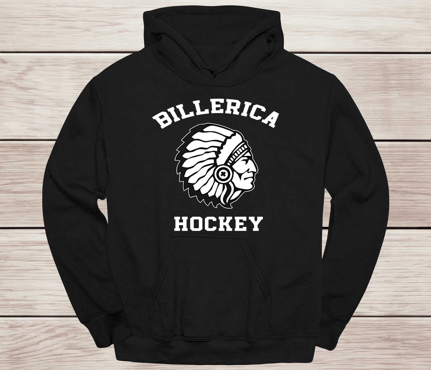 Billerica Hockey design w/mascot- Team Spirit Wear
