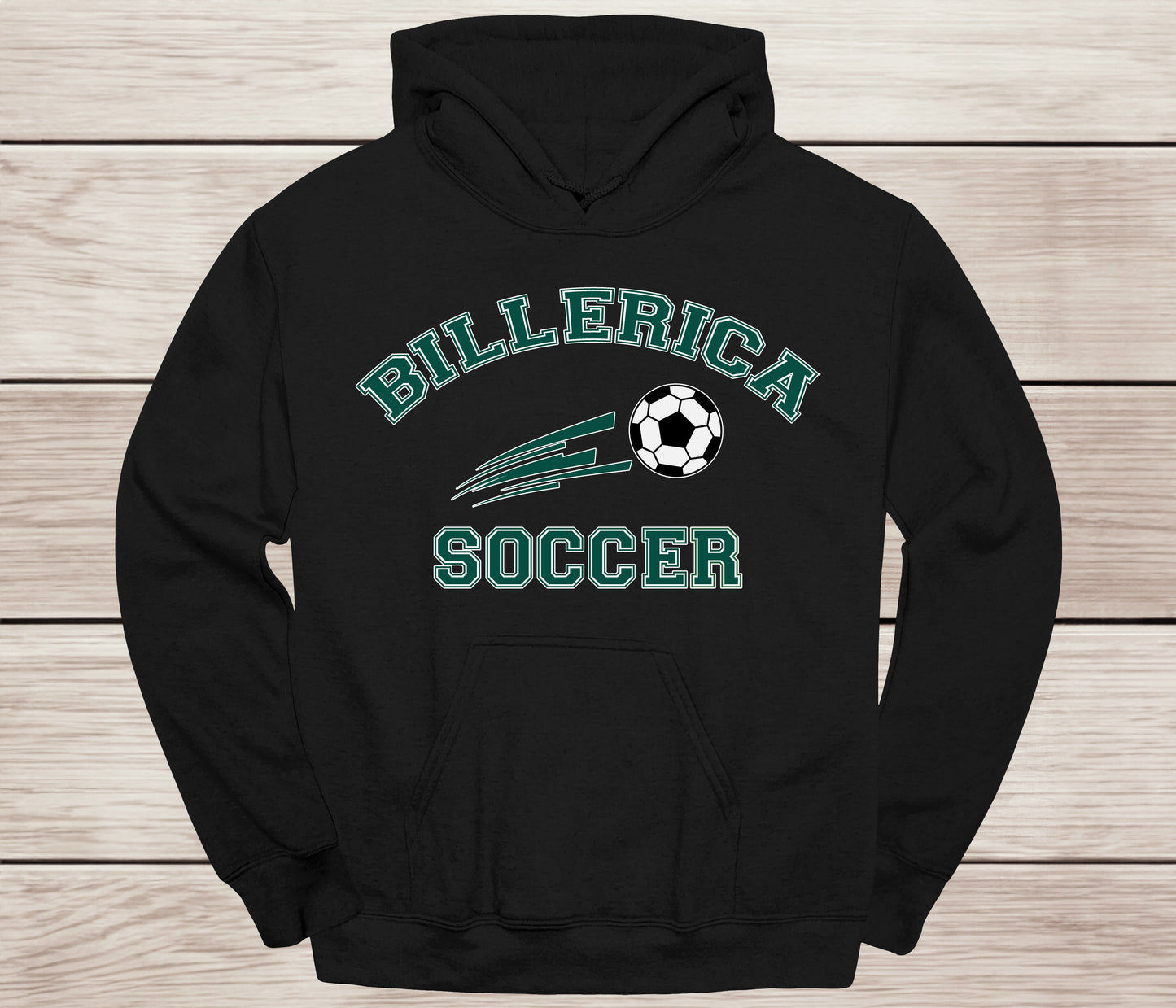 Billerica Soccer Hoodie- Arch Design - Team Spirit Wear
