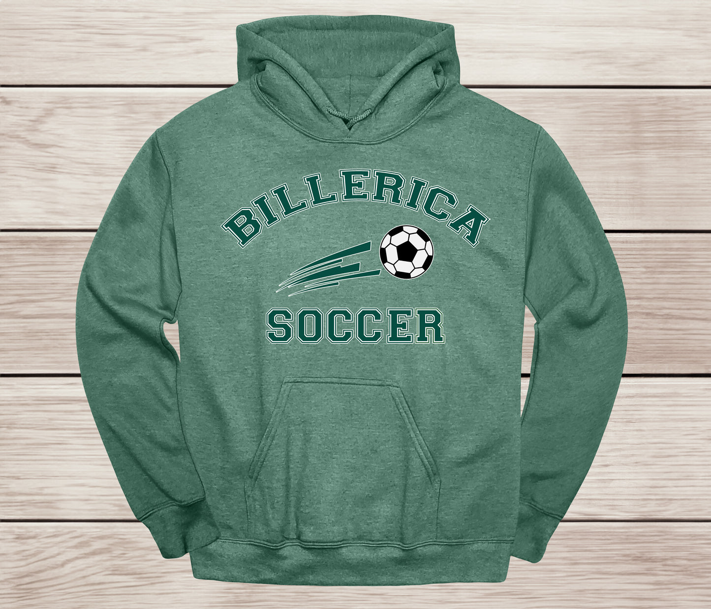 Billerica Soccer Hoodie- Arch Design - Team Spirit Wear
