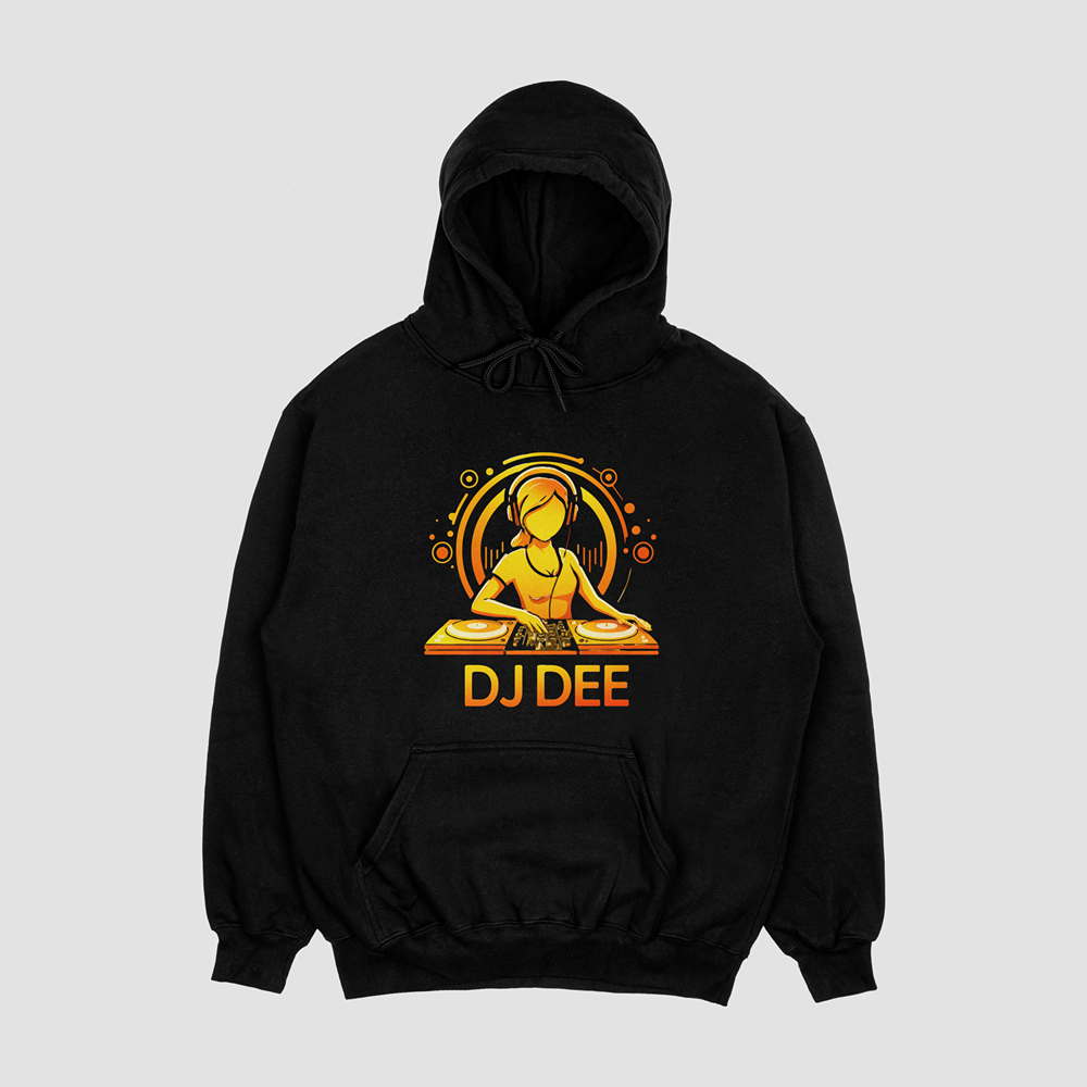 DJ Dee logo hoodie
