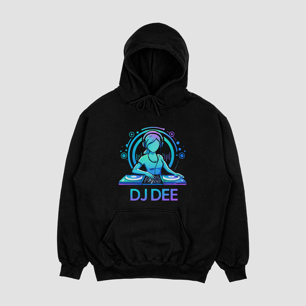 DJ Dee logo hoodie