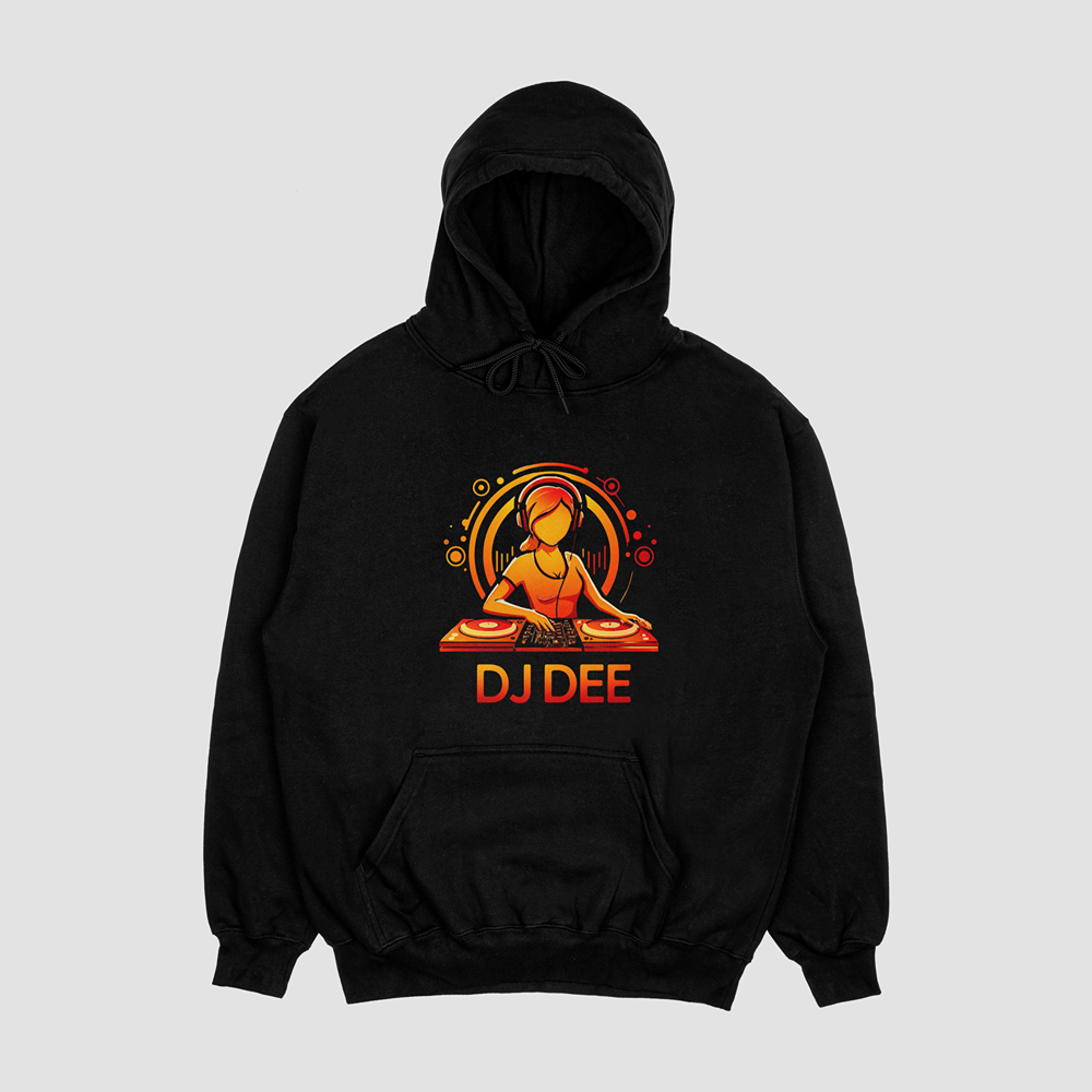 DJ Dee logo hoodie