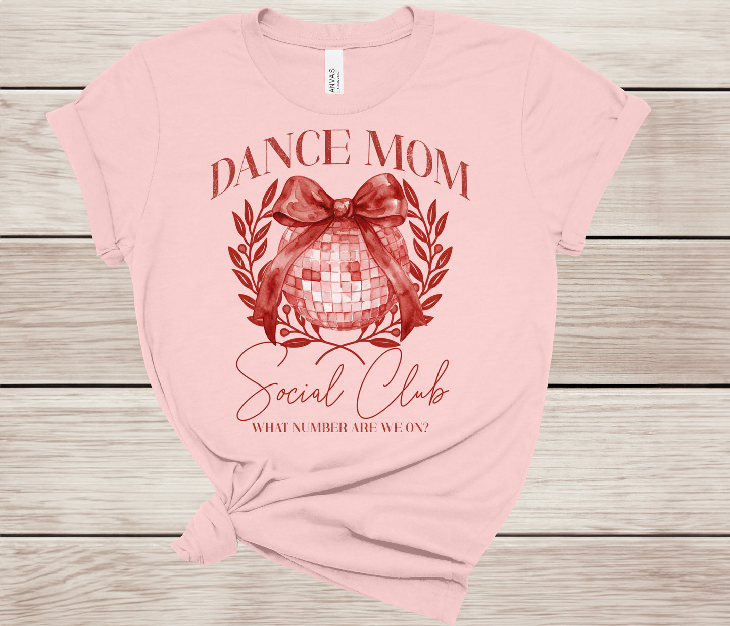 Dance Mom Social Club t-shirt- Custom Dance Team Apparel