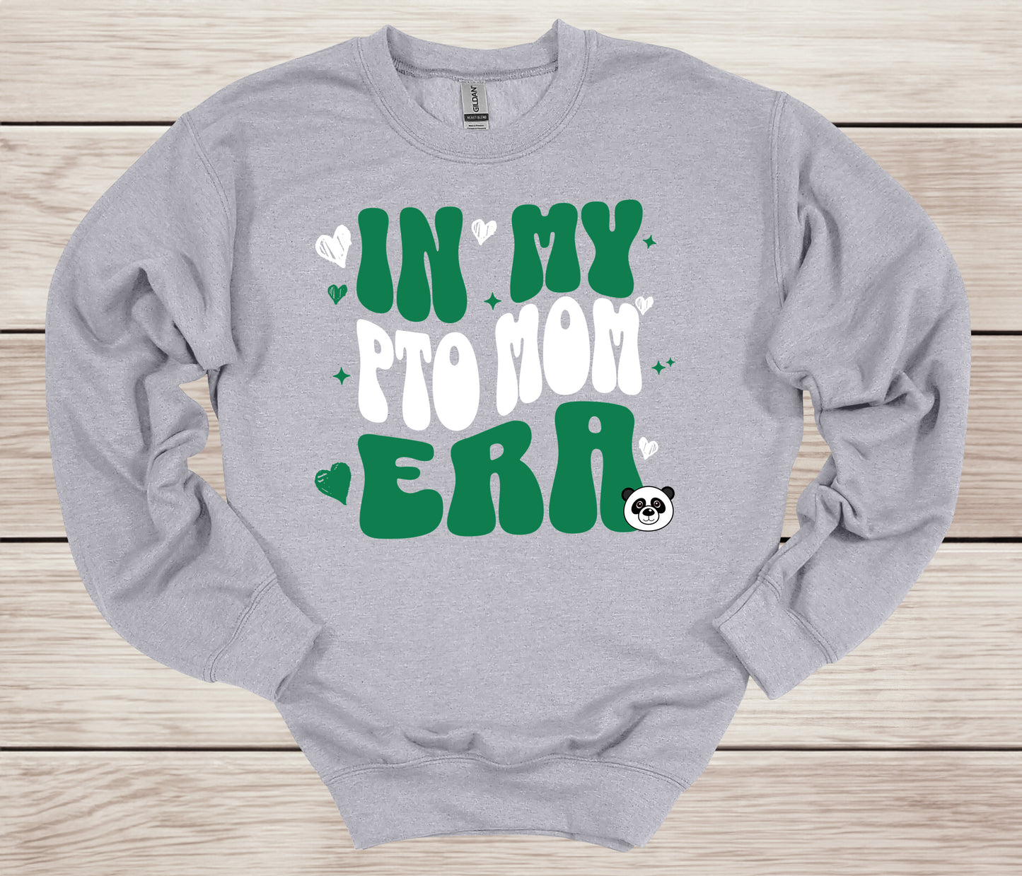 In My PTO Mom Era crewneck- School Spirit Mom Gear