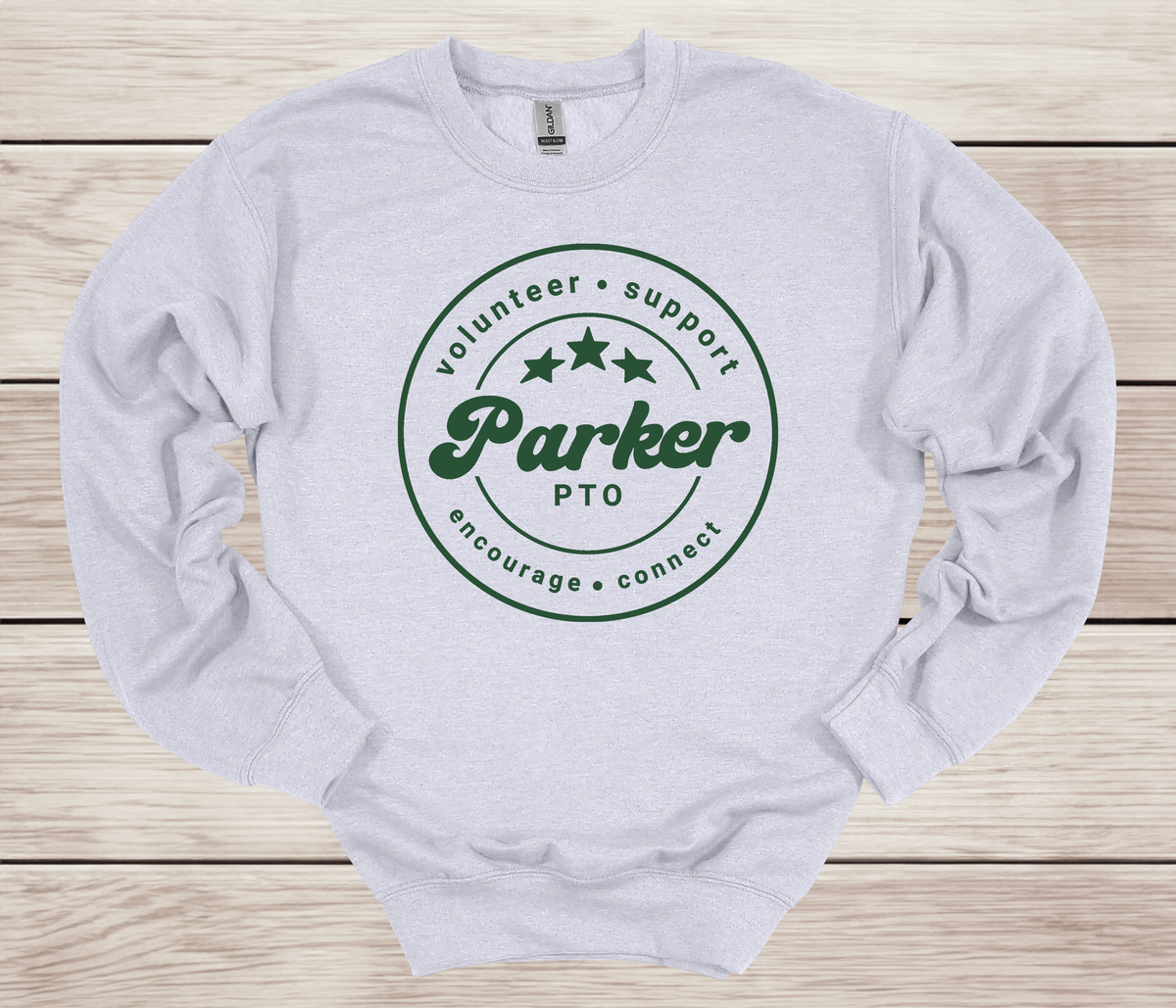 Parker PTO circle design- School Spirit Parent Gear