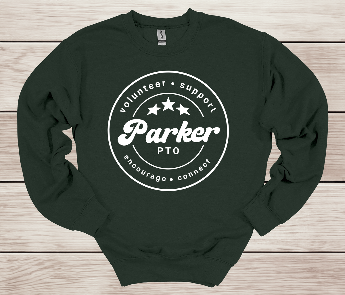 Parker PTO circle design- School Spirit Parent Gear