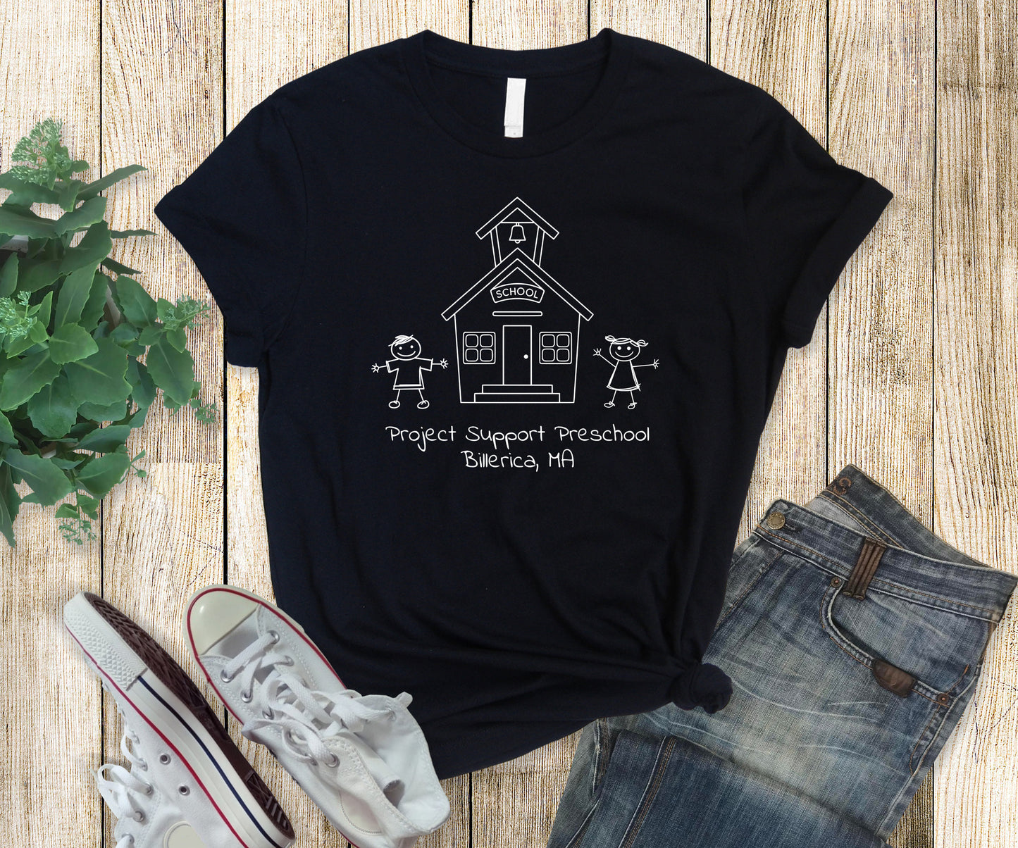Project Support Preschool logo t-shirt - School Spirit Wear