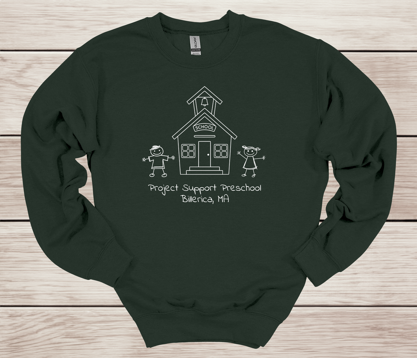 Project Support Logo Crewneck Sweatshirt- Preschool Spirit Wear