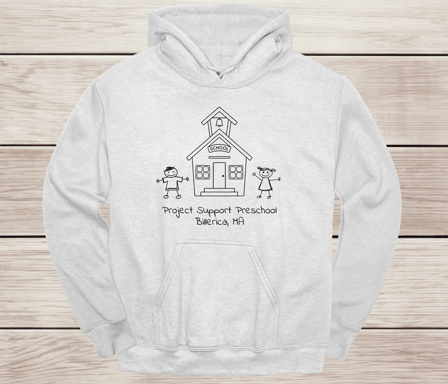 Project Support Billerica logo hoodie