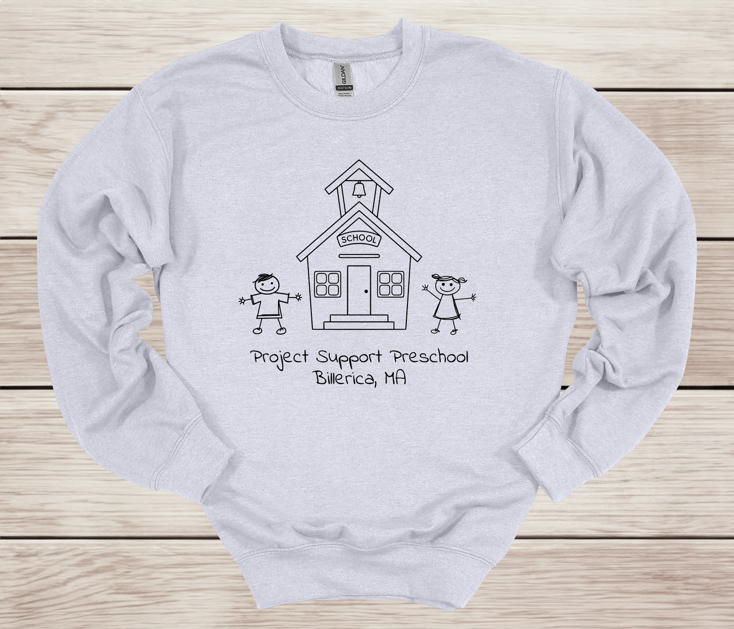 Project Support Logo Crewneck Sweatshirt- Preschool Spirit Wear