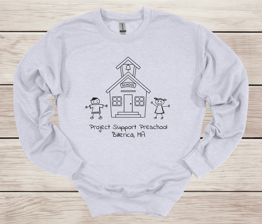 Project Support Logo Crewneck Sweatshirt- Preschool Spirit Wear