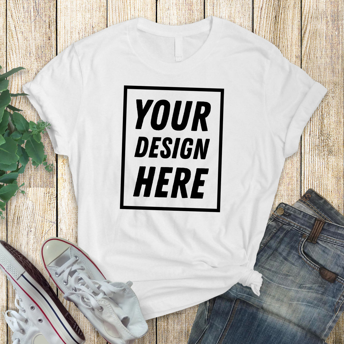 Custom Short Sleeve T-Shirt | Personalized Design | BenAnna Split Customs