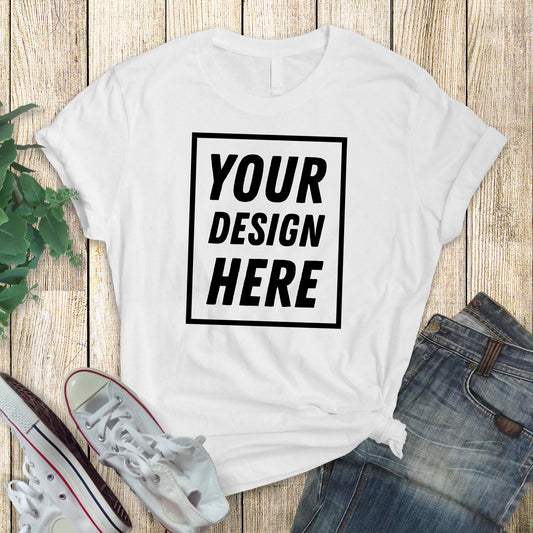 Custom Short Sleeve T-Shirt | Personalized Design | BenAnna Split Customs