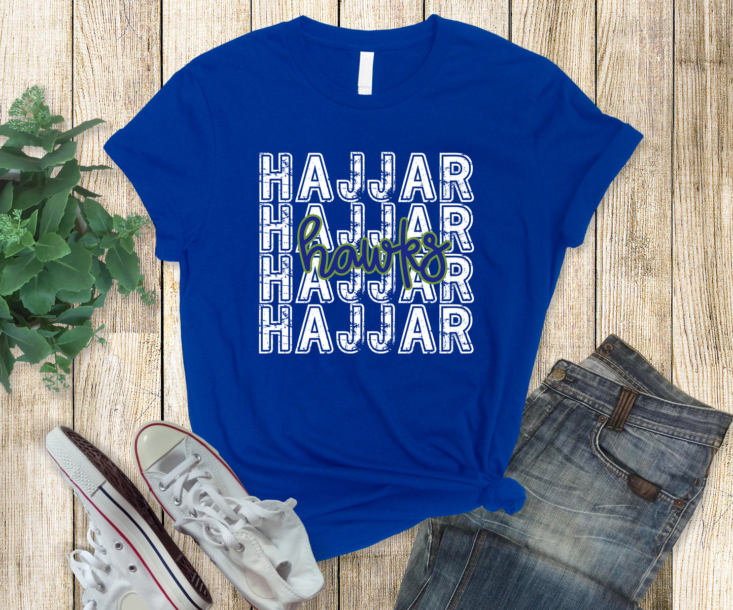 Billerica school spiritwear t-shirt - stacked design