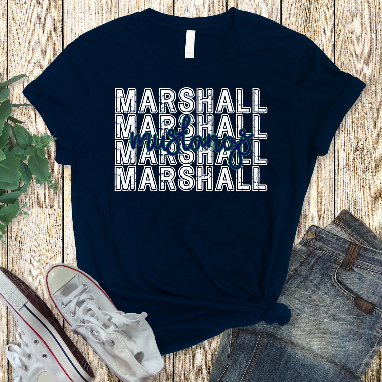 Billerica school spiritwear t-shirt - stacked design