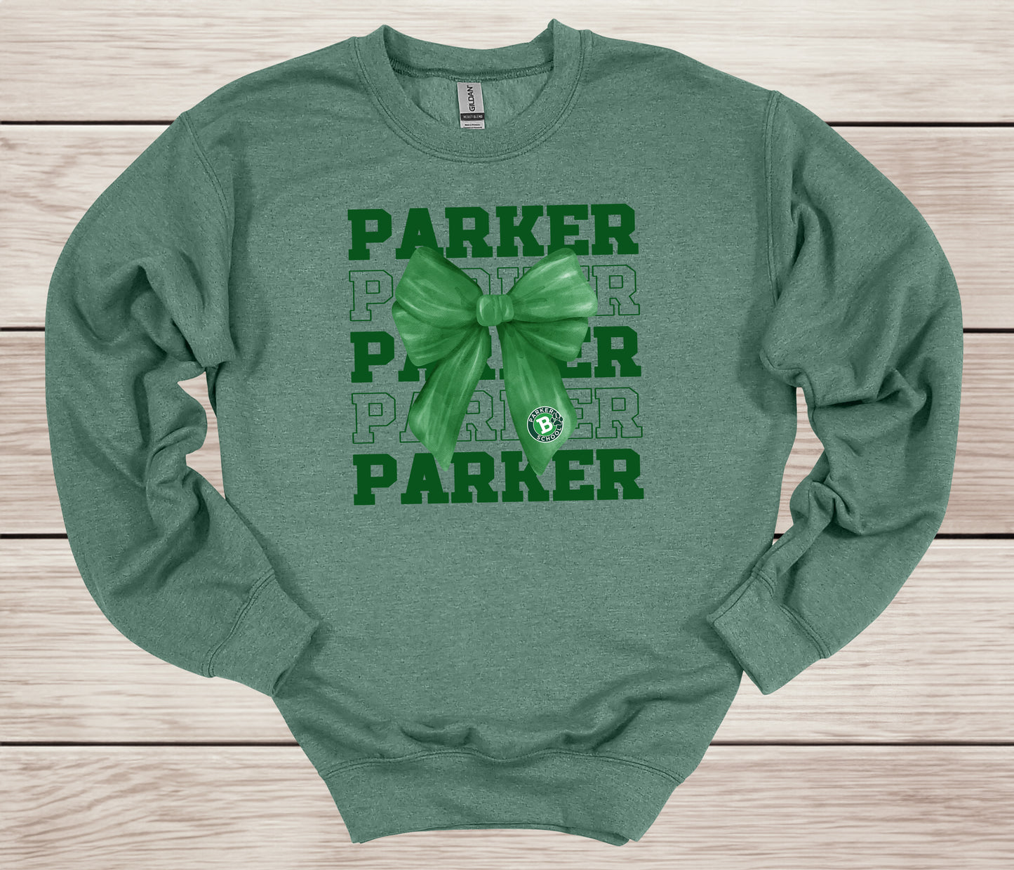 Parker Bow Crew Neck Sweatshirt