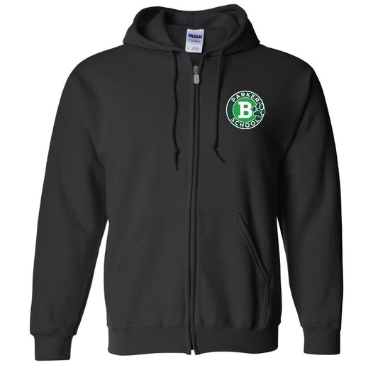 Parker logo full zip hoodie