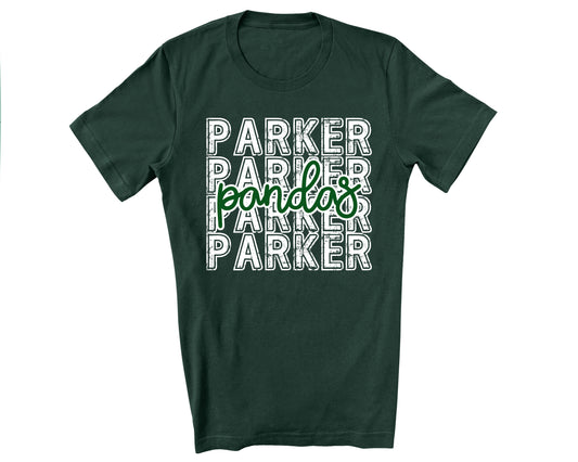 Billerica school spiritwear t-shirt - stacked design