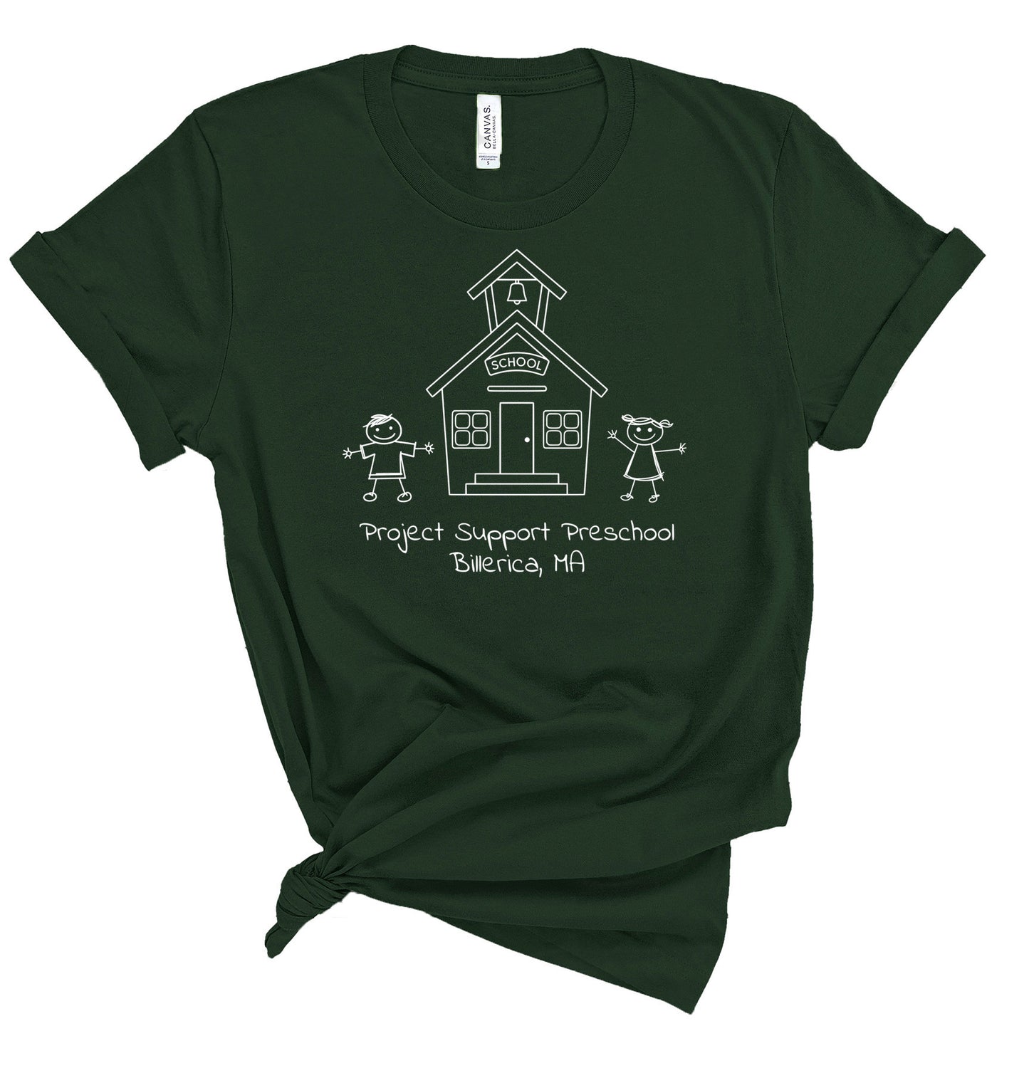 Project Support Preschool logo t-shirt - School Spirit Wear